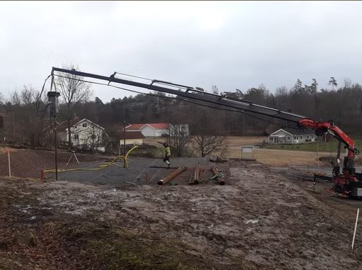 Exempel på villapålning